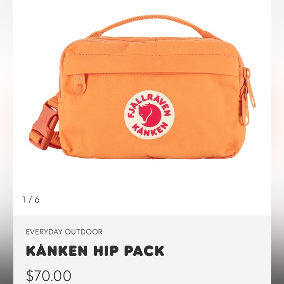 Fjallraven Hip Bag, Sunshine Yellow. - Picture 2 of 8
